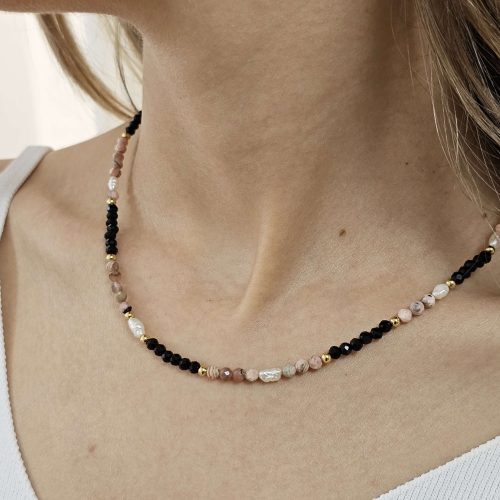 שרשרת סיגלית - ורוד