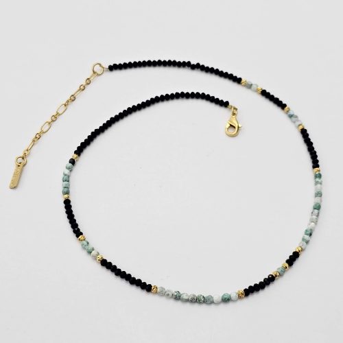 שרשרת סיגלית - טורקיז