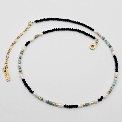 שרשרת סיגלית - טורקיז