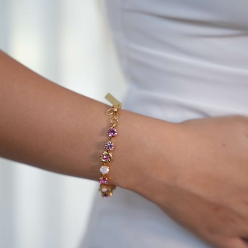 צמיד נרקיס - ורוד