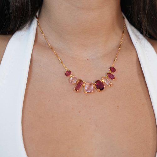 שרשרת מלכה - ורוד