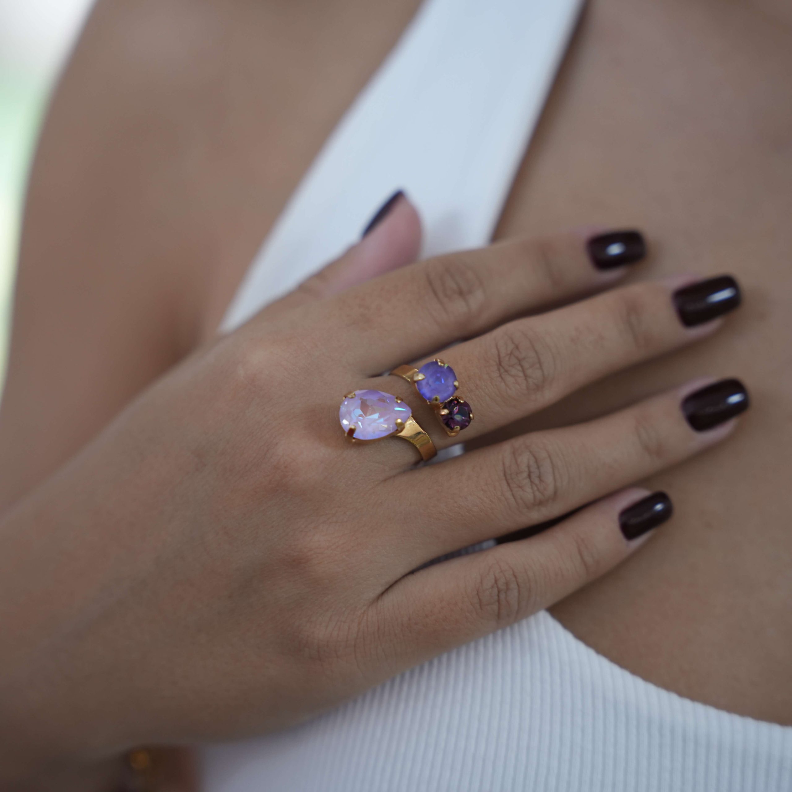 טבעת גרניום כפולה