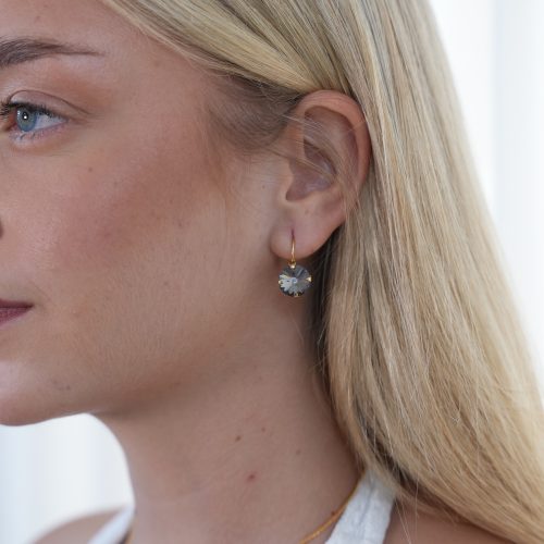 עגילי אבקנית - אפור