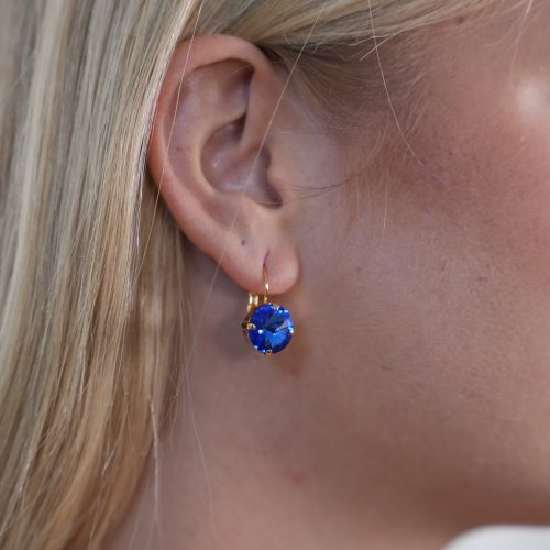 עגילי אבקנית - כחול